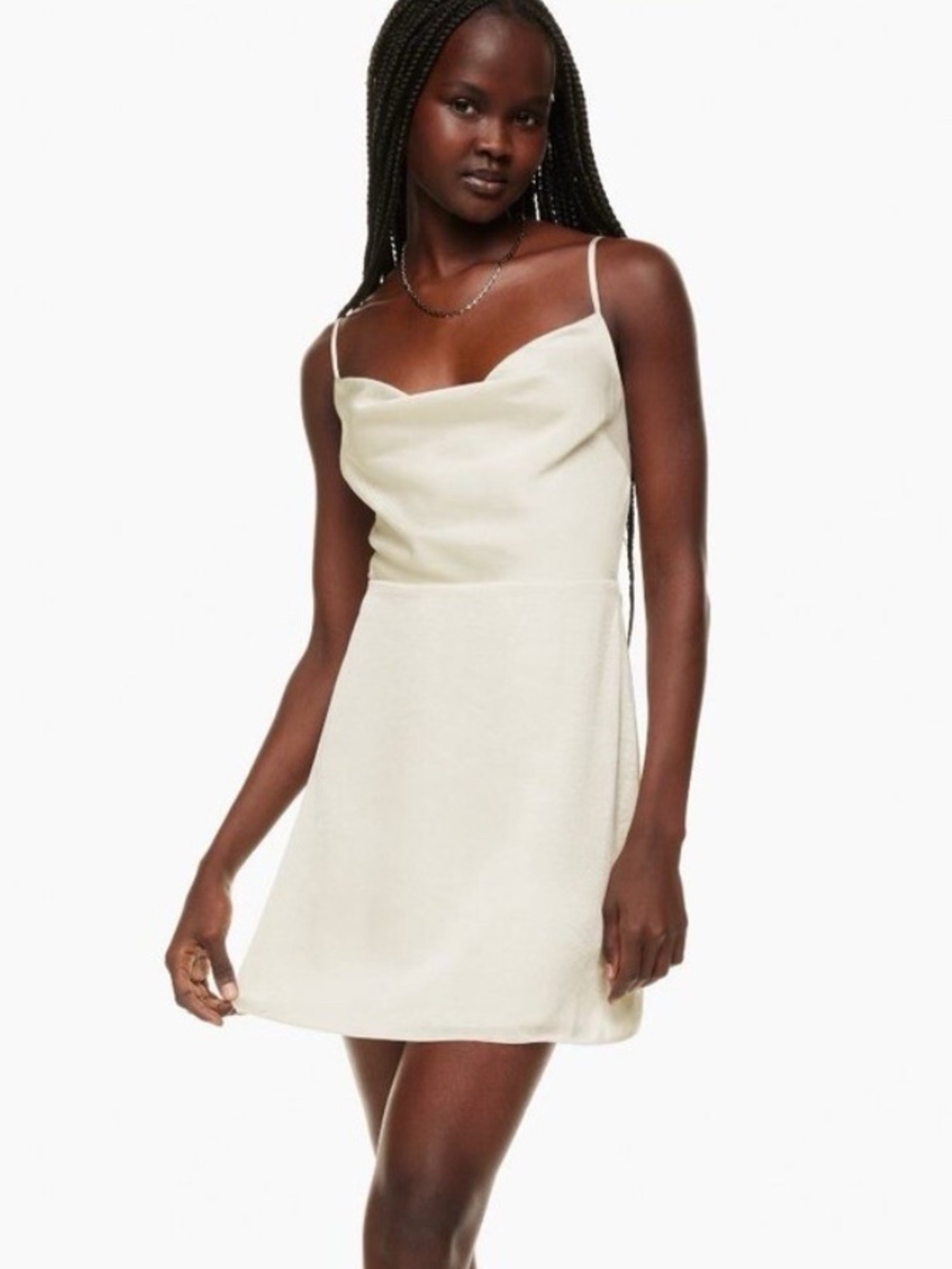 Aritzia Sunday Best Spencer Satin Dress